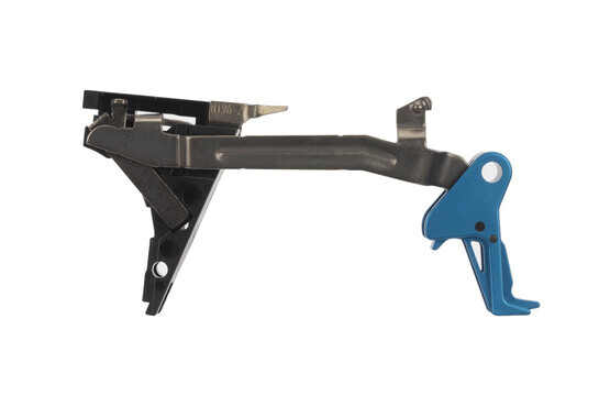 CMC Triggers Drop-In Glock G36 .45 ACP trigger features a flat bow for enhanced feel and an eye catching blue trigger.